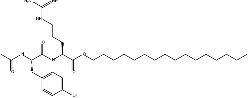 N-Acetyl-L-tyrosyl-L-arginine hexadecyl ester