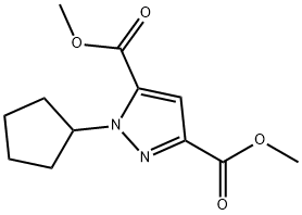 dimethyl 1-cyclopentyl-1H-pyrazole-3,5-dicarboxylate