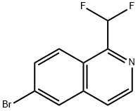 Isoquinoline, 6-bromo-1-(difluoromethyl)-