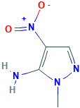 1H-Pyrazol-5-amine,1-methyl-4-nitro-(9CI)