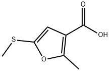 2-Methyl-5-(methylsulfanyl)furan-3-carboxylic acid