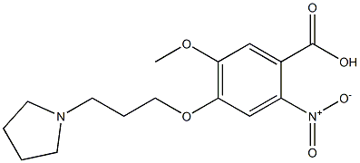 5-METHOXY-2-NITRO-4-(3-(PYRROLIDIN-1-YL)PROPOXY)BENZOIC ACID HYDROCHLORIDE