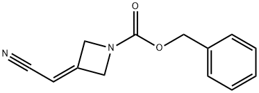 1-Azetidinecarboxylic acid, 3-(cyanomethylene)-, phenylmethyl ester