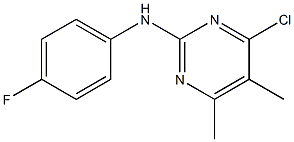 2-Pyrimidinamine, 4-chloro-N-(4-fluorophenyl)-5,6-dimethyl-