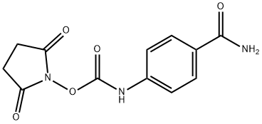 4-carbamoylphenylcarbamic acid 2,5-dioxyopyrrolidin-1-yl ester