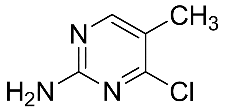 4-Chloro-5-methylpyrimidin-2-amine, 2-Amino-4-chloro-5-methyl-1,3-diazine