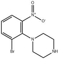 1-(2-bromo-6-nitrophenyl)piperazine