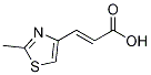 (E)-3-(2-甲基噻唑-4-基)丙烯酸