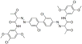 2,2''-[(2,2'-dichloro-4,4'-biphenylylene)bis(azo)]bis[4'-chloro-2',5'-dimethoxyacetoacetanilide]