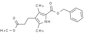 2,4-二甲基-5-(苄氧羰基)-3-吡咯丙酸甲酯