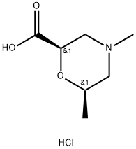 RAC-(2R,6R)-4,6-DIMETHYLMORPHOLINE-2-CARBOXYLIC ACID HYDROCHLORIDE, CIS