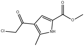1H-Pyrrole-2-carboxylic acid, 4-(2-chloroacetyl)-5-methyl-, methyl ester