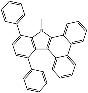 9H-Dibenzo[a,c]carbazole, 9-methyl-10,13-diphenyl-