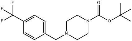 1-Piperazinecarboxylic acid, 4-[[4-(trifluoromethyl)phenyl]methyl]-, 1,1-dimethylethyl ester