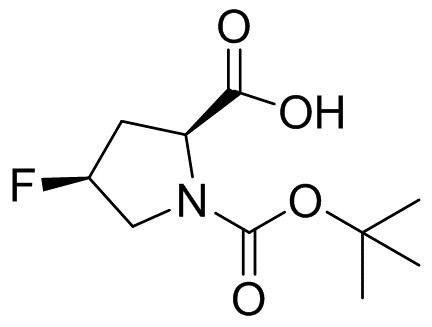 (2S,4S)-N-(叔丁氧基羰基)-顺式-4-氟-L-脯氨酸