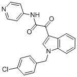 2-(1-(4-氯苄基)-1H-吲哚-3-基)-2-氧代-N-(吡啶-4-基)乙酰胺
