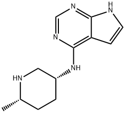 N-((3R,6S)-6-methylpiperidin-3-yl)-7H-pyrrolo[2,3-d]pyrimidin-4-amine