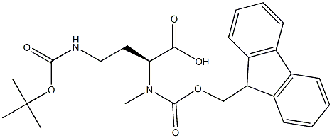 2-((((9H-芴-9-基)甲氧基)羰基)(甲基)氨基)-4-((叔丁氧基羰基)氨基)丁酸