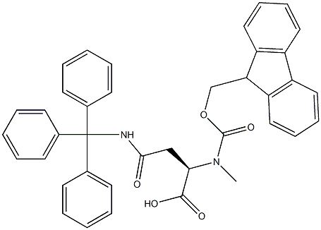 (R)-2-((((9H-Fluoren-9-yl)methoxy)carbonyl)(methyl)amino)-4-oxo-4-(tritylamino)butanoic acid