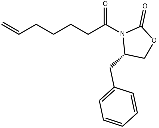 4S-benzyl-3-(6-heptenoyl)-oxazolidin-2-one
