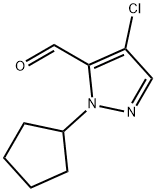 4-chloro-1-cyclopentyl-1H-pyrazole-5-carbaldehyde