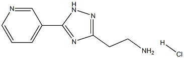 2-(5-(Pyridin-3-yl)-1H-1,2,4-triazol-3-yl)ethan-1-amine hydrochloride