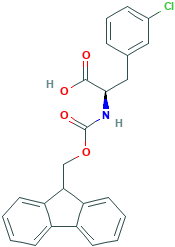 N-芴甲氧羰基-D-3-氯苯丙氨酸