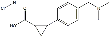 2-(4-((dimethylamino)methyl)phenyl)cyclopropanecarboxylic acid hydrochloride