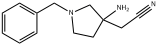 3-Pyrrolidineacetonitrile, 3-amino-1-(phenylmethyl)-