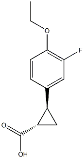 (1S,2S)-rel-2-(4-ethoxy-3-fluorophenyl)cyclopropane-1-carboxylic acid