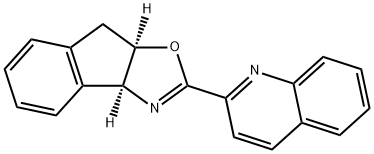 8H-Indeno[1,2-d]oxazole, 3a,8a-dihydro-2-(2-quinolinyl)-, (3aS,8aR)-