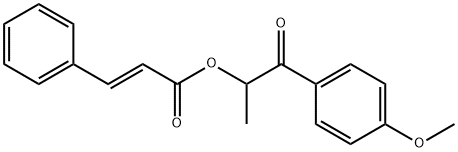 1-(4-methoxyphenyl)-1-oxopropan-2-yl cinnamate
