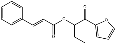 2-Propenoic acid, 3-phenyl-, 1-(2-furanylcarbonyl)propyl ester, (2E)-