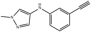 1H-Pyrazol-4-amine, N-(3-ethynylphenyl)-1-methyl-