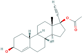 Norethynodiol 17-Monoacetate