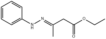Butanoic acid, 3-(2-phenylhydrazinylidene)-, ethyl ester, (3E)-