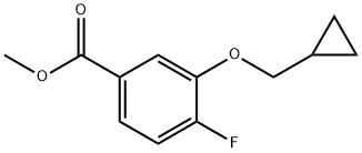 Methyl 3-(cyclopropylmethoxy)-4-fluorobenzoate