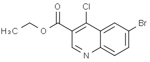 6-Bromo-4-chloro-3-quinolinecarboxylic acid ethyl ester