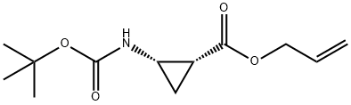 Cyclopropanecarboxylic acid, 2-[[(1,1-dimethylethoxy)carbonyl]amino]-, 2-propen-1-yl ester, (1R,2S)-
