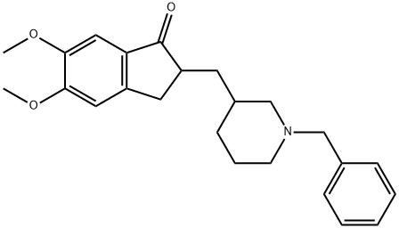 1H-Inden-1-one, 2,3-dihydro-5,6-dimethoxy-2-[[1-(phenylmethyl)-3-piperidinyl]methyl]-
