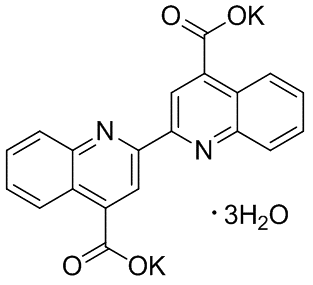 2,2′-联喹啉-4,4′-二羧酸 二钾盐 三水合物