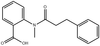Benzoic acid, 2-[methyl(1-oxo-3-phenylpropyl)amino]-