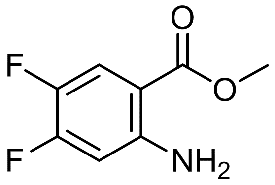 2-aMino-4,5-difluoro-benzoic acid,Methyl ester, Methyl 4,5-difluoroanthranilate, 2-aMino-4,5-difluoro-benzoic acid, Methyl ester, Methyl 2-aMino-4,5-difluorobenzoate
