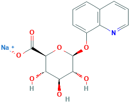 8-羟基喹啉基-Β-D-吡喃葡萄糖醛酸钠盐