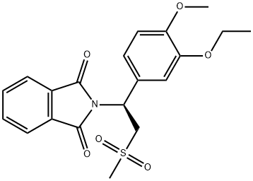 (S)-2-(1-(3-ethoxy-4-methoxyphenyl)-2-(methylsulfonyl)ethyl) isoindoline-1,3-dione