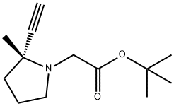 (2R)-2-ethynyl-2-methyl-1-pyrrolidineacetic acid 1,1-dimethylethyl ester