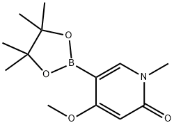 4-甲氧基-1-甲基-5-(4,4,5,5-四甲基-1,3,2-二氧杂硼杂环戊烷-2-基)吡啶-2(1H)-酮