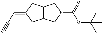 TERT-BUTYL (3AR,6AS,E)-5-(CYANOMETHYLENE)HEXAHYDROCYCLOPENTA[C]PYRROLE-2(1H)-CARBOXYLATE