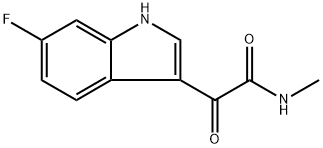 1H-Indole-3-acetamide, 6-fluoro-N-methyl-α-oxo-