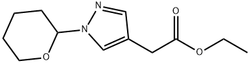 1H-Pyrazole-4-acetic acid, 1-(tetrahydro-2H-pyran-2-yl)-, ethyl ester